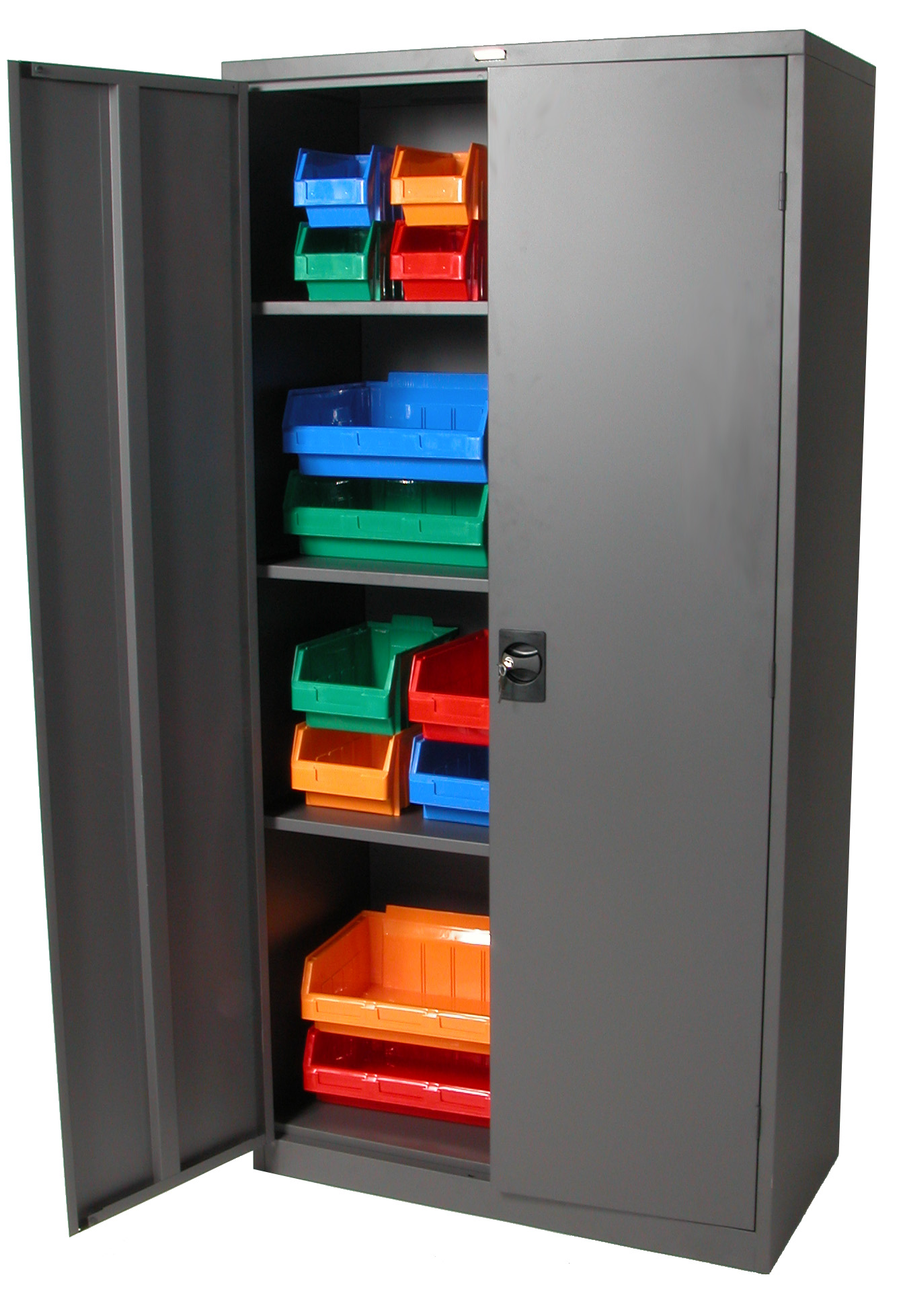 Steelco Storage Cabinet 4 Shelf Levels Better Storage